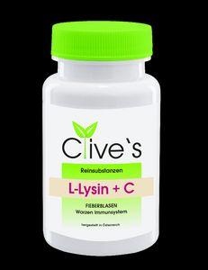 Clive`s L-Lysin + C Kapseln - 60 Stück