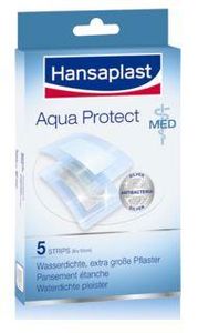 Hansaplast Med Aqua Protect 5 Strips groß - 5 Stück