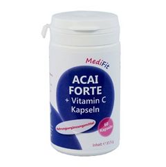Acai Forte 400mg + Vitamin C Kapseln - 60 Stück