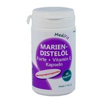 Mariendistelöl 500mg Forte + Vitamin E Kapseln - 60 Stück