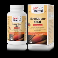 Zeinpharma Magnesium Citrat Kapseln - 120 Stück
