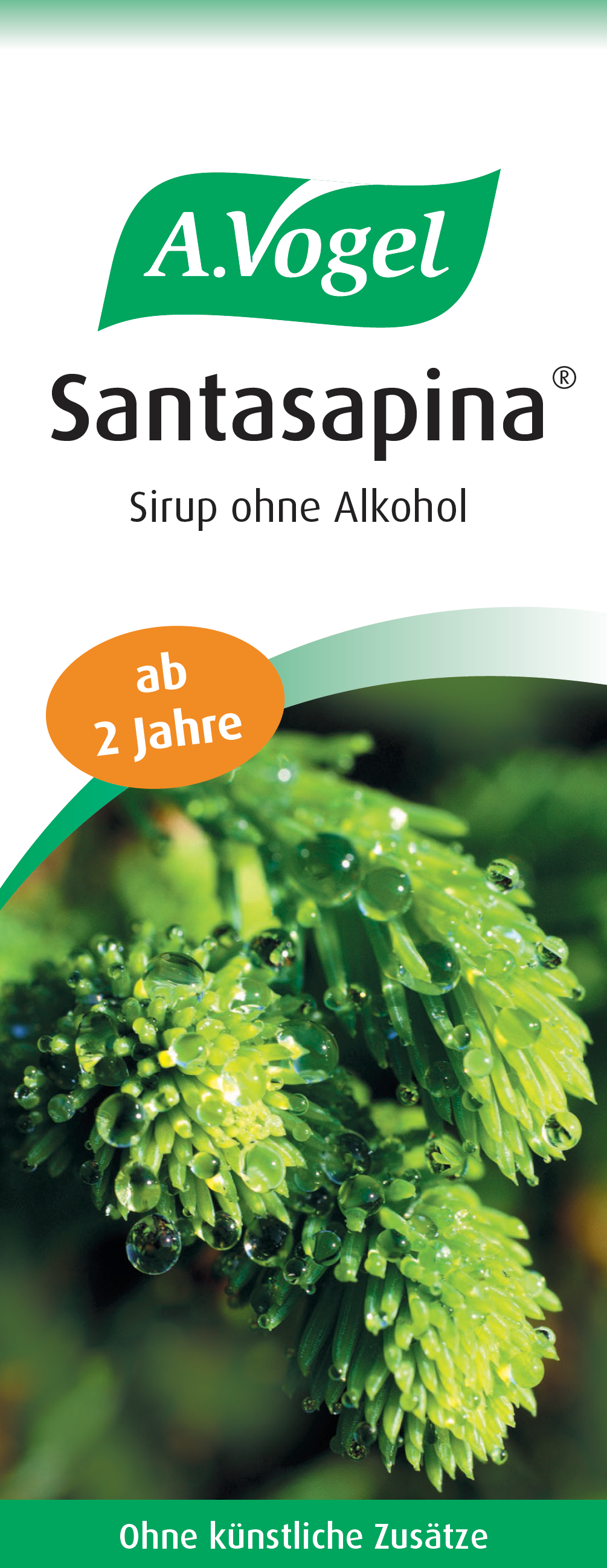 A.Vogel Santasapina Fichtenspitzen-Sirup ohne Alkohol - 200 Milliliter