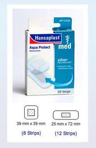 Hansaplast med Aqua protect Strips 20 Stück - 20 Stück