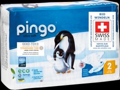 Bio Windeln Mini 3-6kg Pinguin – Pingo Swiss - 42 Stück