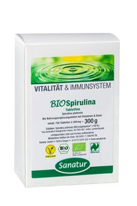 Sanatur Spirulina Tabletten BIO 400mg - 750 Stück