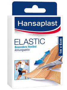 Hansaplast Elastic 1m x 6cm - 1 Stück